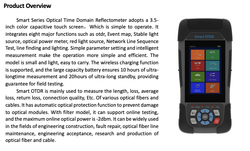 Smart OTDR in Nepal 